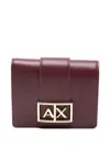Armani Exchange Jodie Mini Wallet In Red