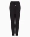 Armani Exchange Jogger Pants With Embossed Logo In Black