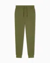 Armani Exchange Jogger Trousers In Bonded Fabric In Green