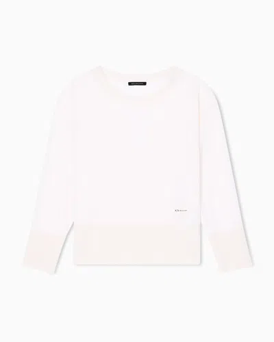 Armani Exchange Jumpers In White