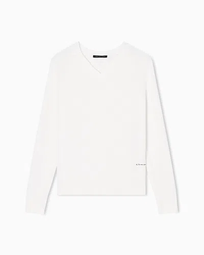 Armani Exchange Jumpers In White