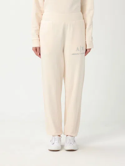 Armani Exchange Jumpsuits  Woman Color Yellow Cream In Neutral