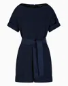 Armani Exchange Dresses Blue In Navy Blue