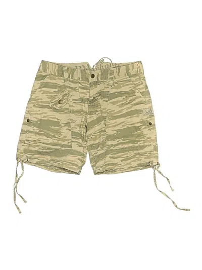 Pre-owned Armani Exchange Khaki Shorts In Green