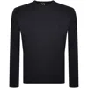 Armani Exchange Knit Jumper Deep Navy In Navy