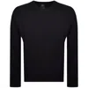 Armani Exchange Knit Jumper Deep Navy In Black