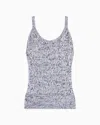 Armani Exchange Knitted Tops In Blue
