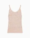 Armani Exchange Knitted Tops In Pink