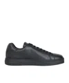 Armani Exchange Lace-up Low-cut Casual Shoes In Black