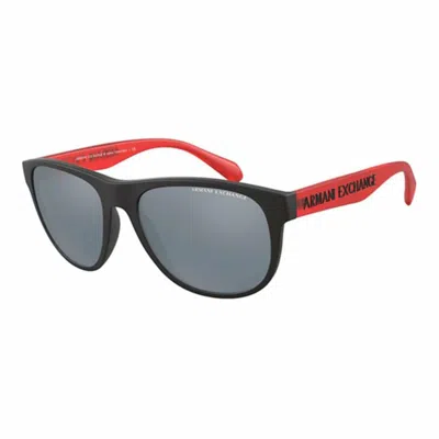 Armani Exchange Ladies' Sunglasses  Ax4096sf-80786g  57 Mm Gbby2 In Black