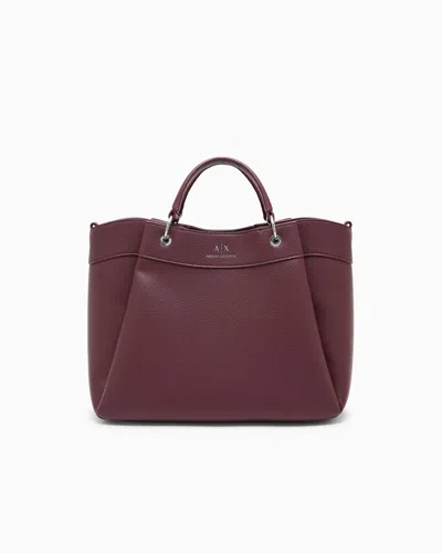 Armani Exchange Large Handbag With Degradè Shoulder Strap