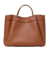 Armani Exchange Large Logo-stamp Tote Bag