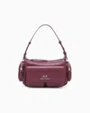 Armani Exchange Large Shoulder Bag With Side Pockets
