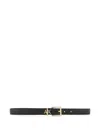 Armani Exchange Leather Belt In Black