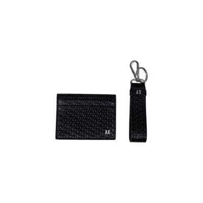 Armani Exchange Leather Men's Wallet In Black