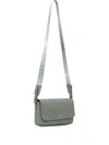 Armani Exchange Leather Shoulder Bag In Green