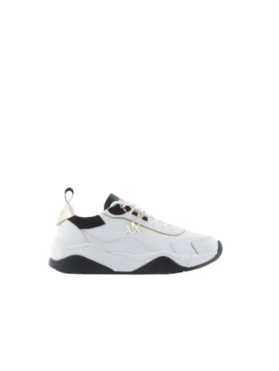 ARMANI EXCHANGE ARMANI EXCHANGE LEATHER SNEAKERS