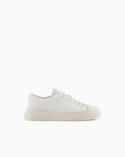 Armani Exchange Trainers In White