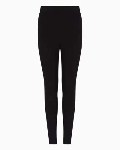ARMANI EXCHANGE STRETCH FABRIC LEGGINGS