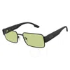 Armani Exchange Light Green Rectangular Men's Sunglasses Ax2052s 6000/2 57