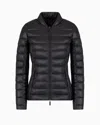Armani Exchange Packable Quilted Down Jacket In Black