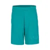 Armani Exchange 男士时髦摩登印花logo棉质短裤 In Green