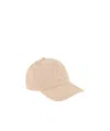 Armani Exchange Logo-appliqué Cotton Cap In Nude