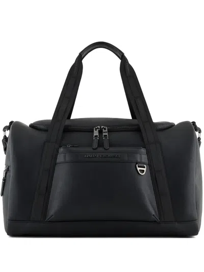 Armani Exchange Logo Bag In Black