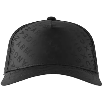 Armani Exchange Logo Baseball Cap Black