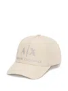 Armani Exchange Logo Baseball Cap In Pattern