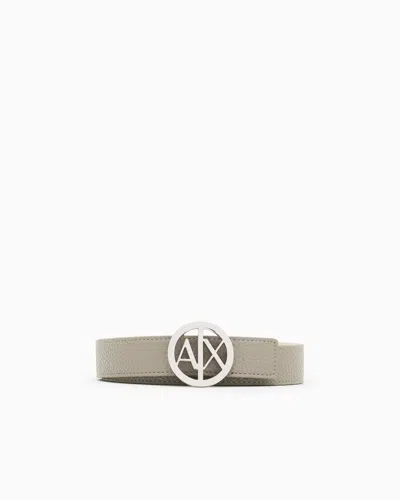 Armani Exchange Logo Buckle Belt