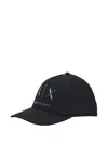 Armani Exchange Logo Hat In Black