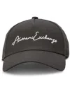 Armani Exchange Logo Cap In Black