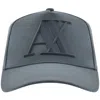 Armani Exchange Logo Cap Blue In Blue