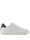 Armani Exchange Logo-debossed Sneakers In White
