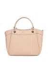Armani Exchange Large Shaped Shopper Bag With Double Handles In Neutrals