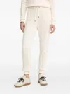 Armani Exchange Logo-detail Drawstring Track Pants In Neutral