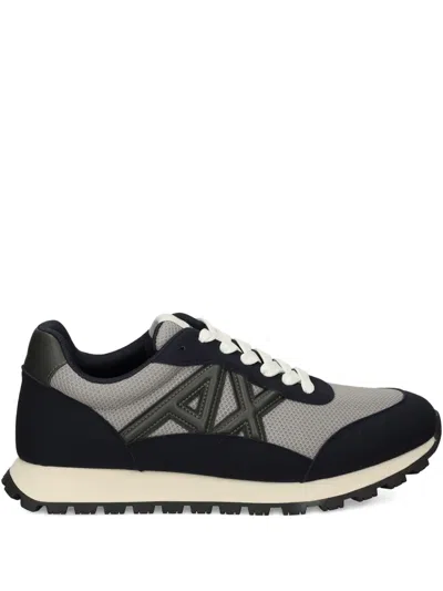 ARMANI EXCHANGE LOGO-DETAIL SNEAKERS