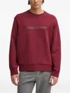 Armani Exchange Logo-detail Sweater In Red