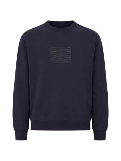 Armani Exchange Logo Detail Sweatshirt In Blue