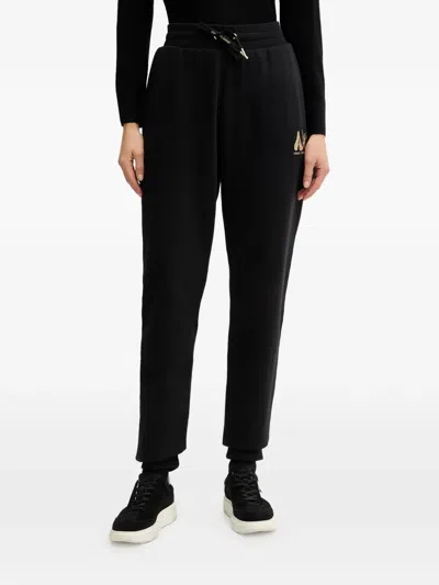 Armani Exchange Logo-detail Track Pants In Black