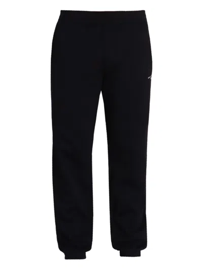 Armani Exchange Logo-detail Trousers In Black