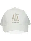 Armani Exchange Logo-embellished Cap In White