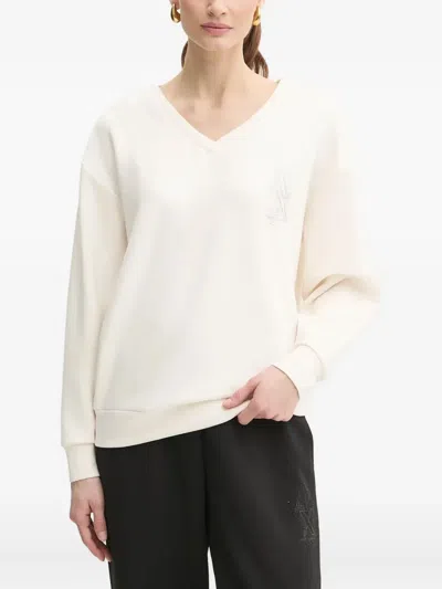 Armani Exchange Logo-embellished Sweatshirt In Multi
