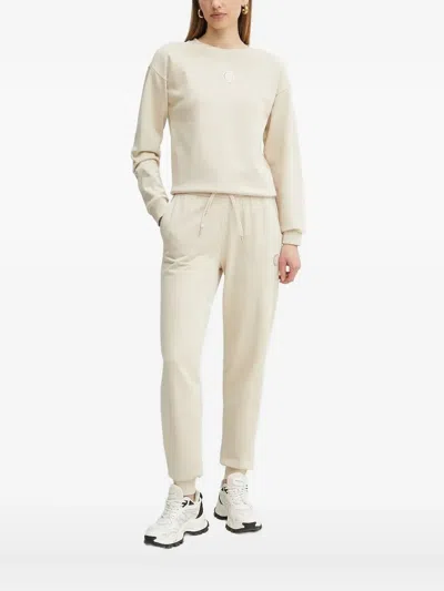 Armani Exchange Logo-embellished Sweatshirt In Neutral