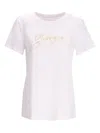 Armani Exchange T-shirt Mit Logo-verzierung In White
