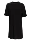 Armani Exchange Logo-embellished T-shirt Dress In Black
