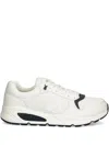 Armani Exchange Logo-embossed Sneakers In White