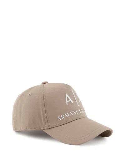 ARMANI EXCHANGE LOGO-EMBROIDERED CAP