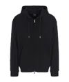 Armani Exchange Black Cotton Sweater In Black